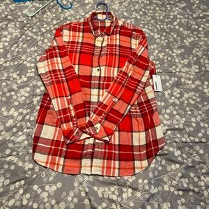 Sonoma flannel button up long sleeve shirt